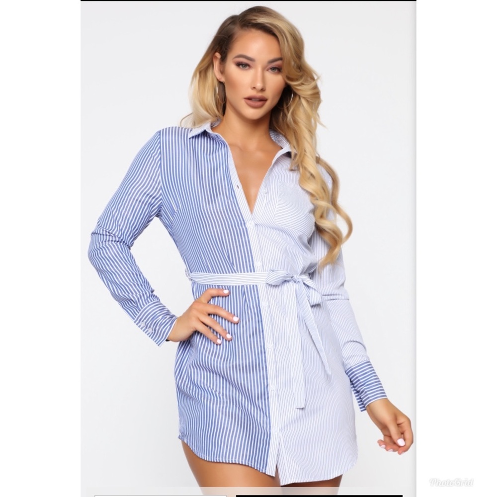 Shirt dress from fashion nova